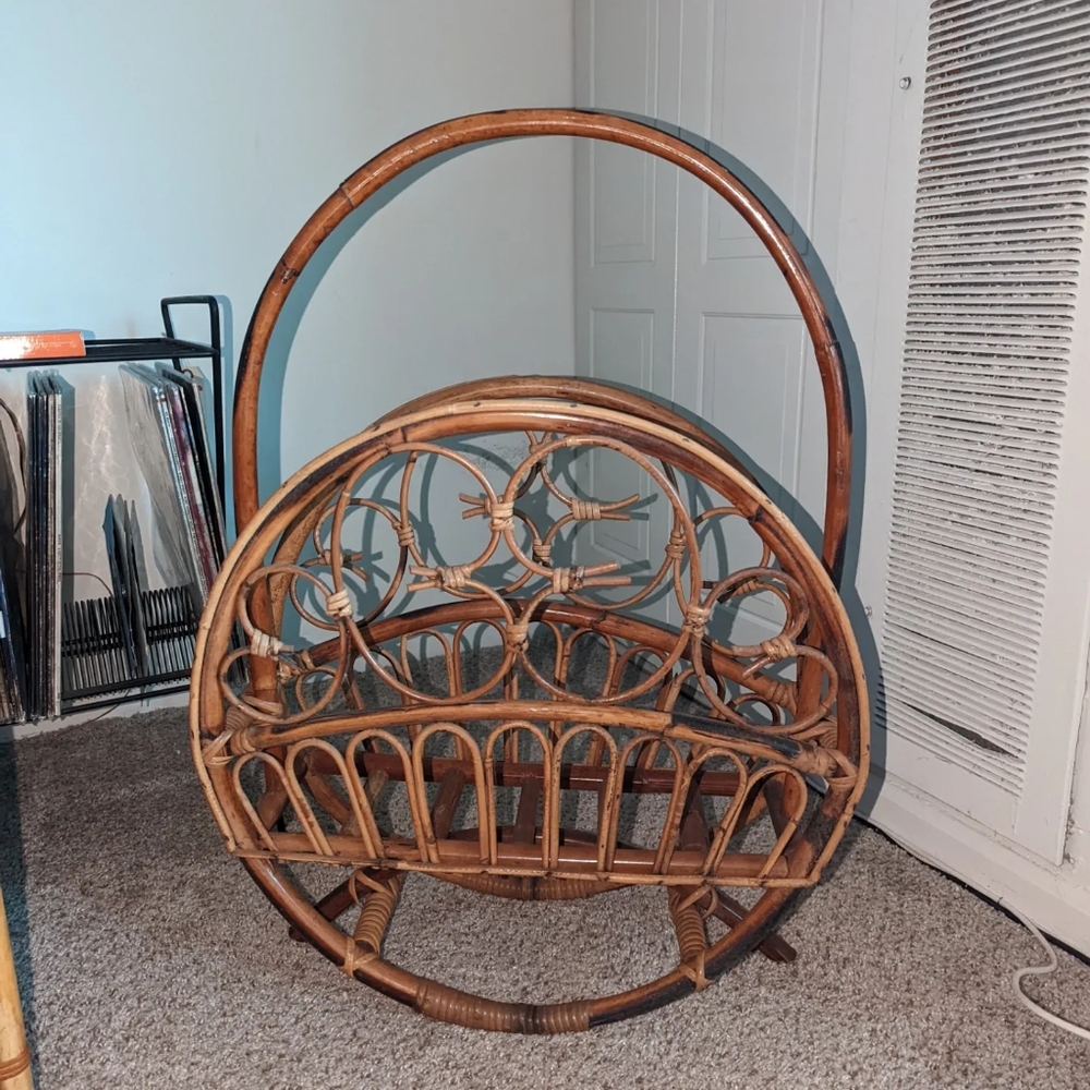 Bamboo Magazine Rack - Picture 4 of 4